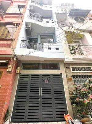 ô tô đỗ cửa, 4tầng 4pn 38m2(3.5 x 11), giá 8.2ty, lê quang định bình thạnh