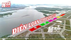 Bán nhanh 2 ô đất biệt thự mặt biển Diễn Loan đã có sổ đỏ, diện tích 300m2, giá từ 38 triệu/m2