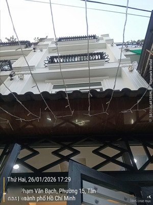 phạm văn bạch 15 tân bình - nhà mới - đẹp -2 màu - hiện đại - sạch sẽ -sang trọng -hưng thịnh