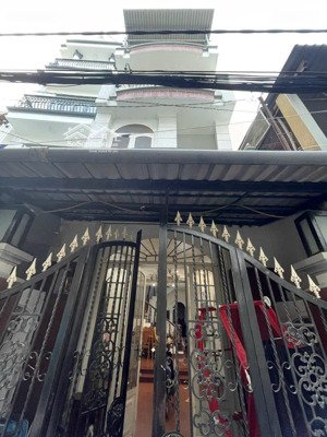 chỉ 6.75tỷ! có nhà 58m2 âu dương lân, 4 tầng, 4pn, hẻm xh