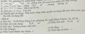 Nhà 2 tầng 3x11m 3PN 2WC, 23/28 Phan Đăng Lưu 5.85 tỷ