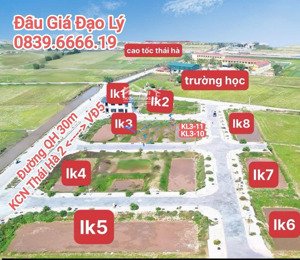đất đấu giá đạo lý - lý nhân (nay là bắc lý)