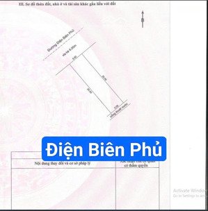 đất mặt tiền điện biên phủ. chân cầu ngã 3 huế.s= 100m2 (5x20) giá: 7.5tỷ