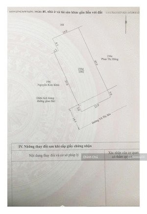 bán gấp lô đất 1092 m², gần chợ phía nam chư sê mặt tiền đường võ thị sáu, tt chư sê, gia lai