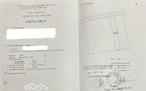 bán đất 1000m2 đất ở hoàn toàn 100%, xã hoà ninh ngay khu du lịch bà nà,view cực đẹp, giá siêu hời.