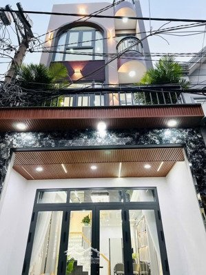 huỳnh văn nghệ p.15, tân bình nhà mới xây hẻm xe hơi thông xách vali vào ở ngay