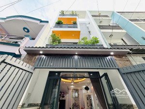 nhà đẹp gò vấp - dt 4,55x10m, 3 tầng - nội thất 5 sao - vào ở ngay - nhỉnh 6 tỷ
