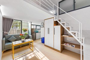 cho thuê duplex ban công full nội thất đường bình lợi 2p qua đại học văn lang