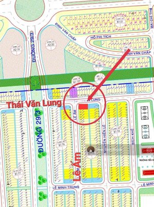 bán lô góc 2mt đẹp đường thái văn lung và lê ấm | hòa xuân, đà nẵng
