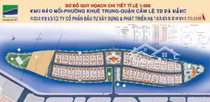 bán đất biệt thự đảo nổi. view sông-trung tâm phố. giá chỉ 55tr/m2
