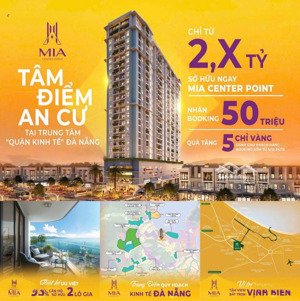 với 2.9 tỷ sở hữu ngay mia center point vị trí vàng trung tâm quận liên chiểu, đà nẵng