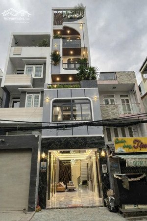 siêu phẩm đường nguyễn văn khối mặt tiền kinh doanh phong cách hiện đại 5 tầng, thang máy