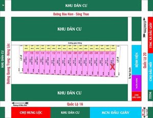 đất nền trung tâm thị trấn dầu giây, giá chỉ từ 600 triệu/nền