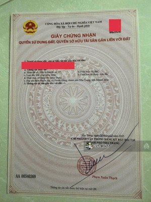 cần bán lô đất hẻm bình hoà-phước đồng( cũ ) _ nam nha trang . đường bê tông rộng 4-5m