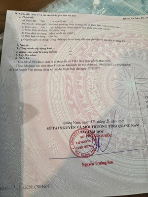 bán đất ven biển điện dương lô nở hậu 7m, góc 2 mặt tiền, giá chỉ 1.5x tỷ