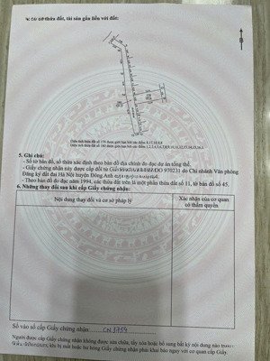 chính chủ bán đất 172m2 tại cổ loa đông anh, ngõ thông ô tô, giá 110 triệu/m2