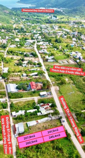 mở bán 4 lô đất thổ cư - mặt tiền thái khang phước hạ, phường nam nha trang