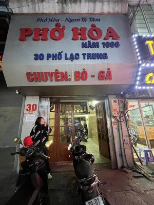 cho thuê nhà 2 mặt tiền - 80m2 tại lạc trung, hbt, hn