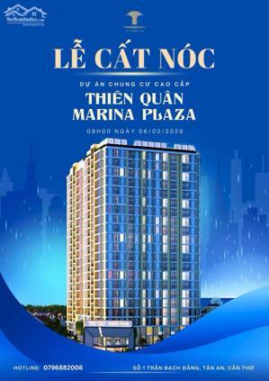 Căn hộ 2 phòng ngủ 60m2 - View ngoài - Chung Cư Thiên Quân Marina Plaza Cần Thơ