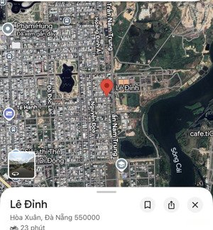 lô góc 2 mặt tiền, 177m2, tặng nhà, ngay trường quốc tế chỉ 8.6 tỷ lê đỉnh, cẩm lệ.