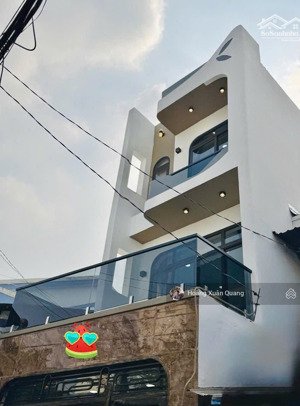 xe hơi đỗ cửa, nhà đẹp 3 tầng phan huy ích gần emart, full nội thất cao cấp