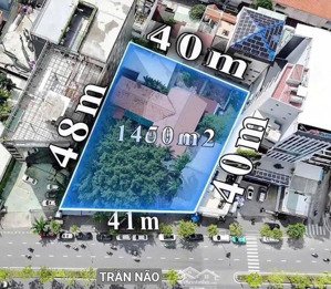 đất giảm 180 tỷ | mt trần não quận 2 | 40m x 48m = 1.920m² | giá 720 tỷ | thuê 1.5 tỷ