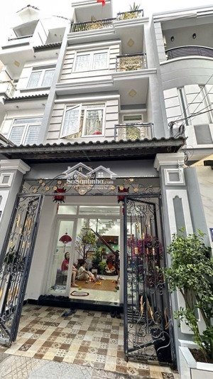 nhà 4 tầng q7 hẻm xe hơi thông 2 mặt hẻm hàng hiếm diện tích: 52m (4 13m)