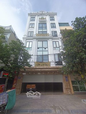 cho thuê toà nhà hà trì, hà đông. dt 220m2, 9 tầng, mt 12m, thông sàn, pccc, thang máy, giá 130tr