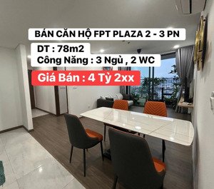 bán căn hộ fpt plaza 2 - 3 phòng ngủ view biển đẹp - 4 tỷ 250