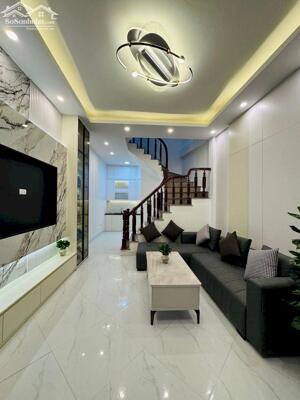 Bán nhà Mai Động, Hoàng Mai 34m2 Mt 4,3m xây 5 tầng mới đẹp, full nội thất, ngõ thông,ôtô