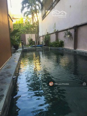 bán biệt thự thảo điền, khu compound, 380m2 ngang 15.5m, có hồ bơi + sân vườn, 125 tỷ