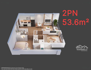 nhỉnh 1tỷ1 có căn hộ 2pn vinhomes