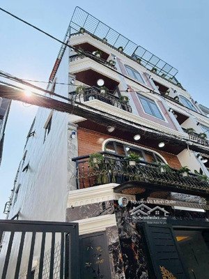 nhà mới 5 tầng căn góc full nội thất khu phân lô phan huy ích p12 gò vấp. gần emart.dt 5mx12m.