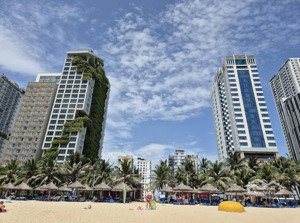 bán toà căn hộ góc 2 mt - biển mỹ khê - 250m (mt 12,8m) - hồ bơi - thang máy - dòng tiền 130tr/th