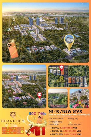 bán căn áp góc hoàng huy new city, view công viên sát đường đỗ 10, giá gốc chủ đầu tư chỉ 8 tỷ.