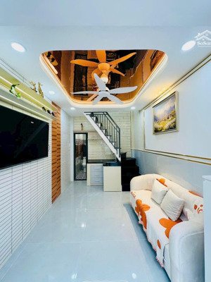 gò vấp bán nhà 1 trệt 1 lầu 1 gác, diện tích sàn: 43m2, 5 phòng, hẻm rộng, gần đh công nghiệp