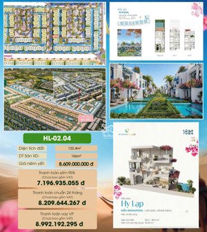 viên ngọc mới của bds nghĩ dưỡng biệt thự cam ranh sở hữu lâu dài diện tích sd 212,36m2, ck hơn 33%