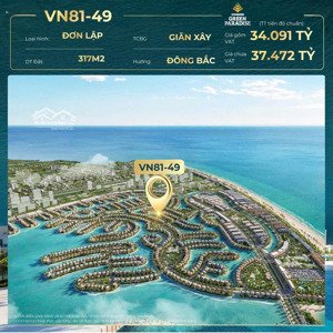 vn81-49 biệt thự đơn lập tts chỉ hơn 34 tỷ đảo riêng, sống giữa thiên đường nghỉ dưỡng vin cần giờ
