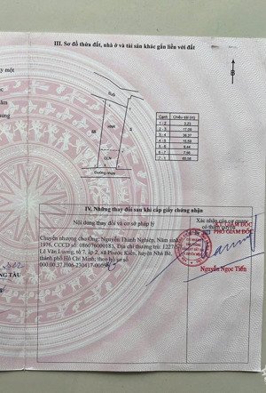 bán đất tại xã hòa hội, xuyên mộc, bà rịa vũng tàu, 1,5 triệu vnd/m2, 1048m2, giá tốt