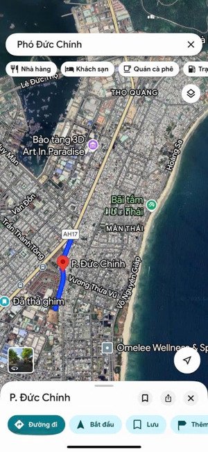 bán lô đất 2 mặt tiền đường 7m5 phó đức chính gần vương thừa vũ, sơn trà- 114m2 ngang 6m- 14,2 tỷ