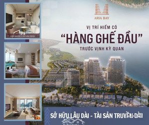 quỹ ngoại giao giá tốt nhất dự án aria bay,giá chỉ 2tỷ (hỗ trợ trả trước 600tr)sở hữu bds cao cấp