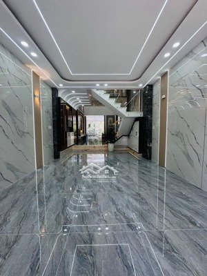 nhà mới đón tết -82m2( 4.2x20m) 5 tầng thạnh xuân 25,q12 - ô tô ngủ trong nhà - 7.68 tỷ tl