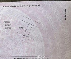 siêu hiếm tđc giang biên đường 9m - sát việt hưng, vinhomes + diện tích: 40m | mt 3.5m x 9.6tỷ