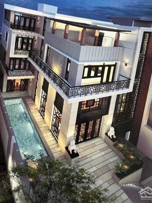 biệt thự phố mặt tiền 305m 5 tầng (hầm + thang máy) trường thọ thủ đức