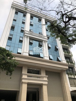 bán toà nhà 9 tầng 290m2 mặt tiền 16m phố dịch vọng hậu cạnh ubnd quận cầu giấy