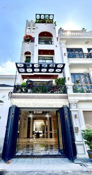 siêu phẩm 5 tầng 80m2 full nội thất - thạnh xuân 25 quận 12 ngay ub phường - hẻm 6m thông - 7,6 tỷ