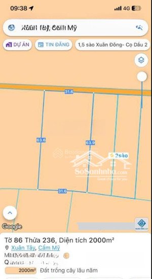 chính chủ cắt lỗ 2 sào vườn trái cây ấp 10 xuân tây