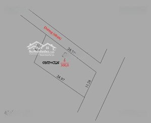 bán lô đất đẹp nhất xã vân hòa - 2 mặt tiền