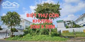 BÁN ĐẤT BIỆT THỰ NGUYỄN HỮU CẦU CỒN KHƯƠNG CẦN THƠ 20M x 28M