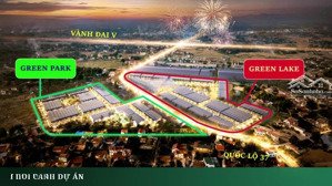 bán nền biệt thự kha sơn green home, chỉ với 18 triệu/m2, 100m2, phú bình, thái nguyên